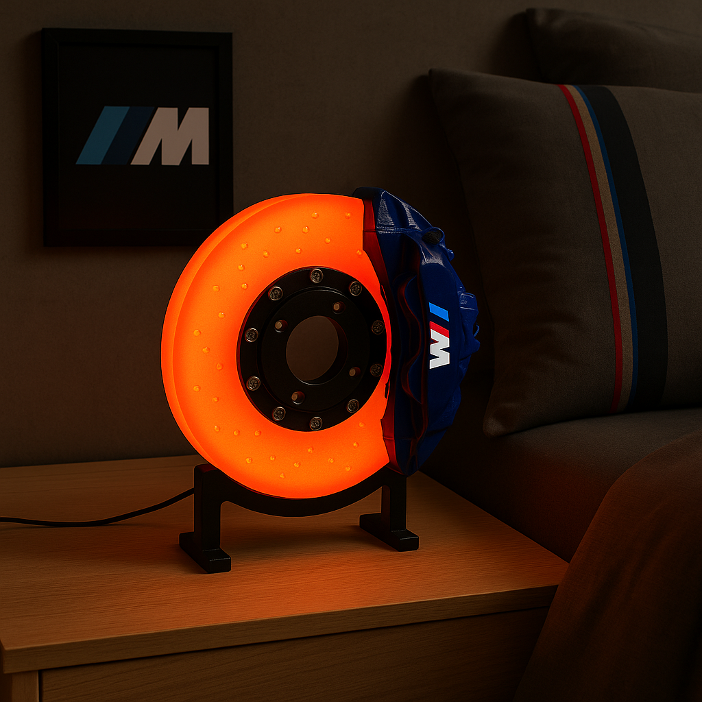 Pedal Crushers™ Glowing Brake Disk Lamp