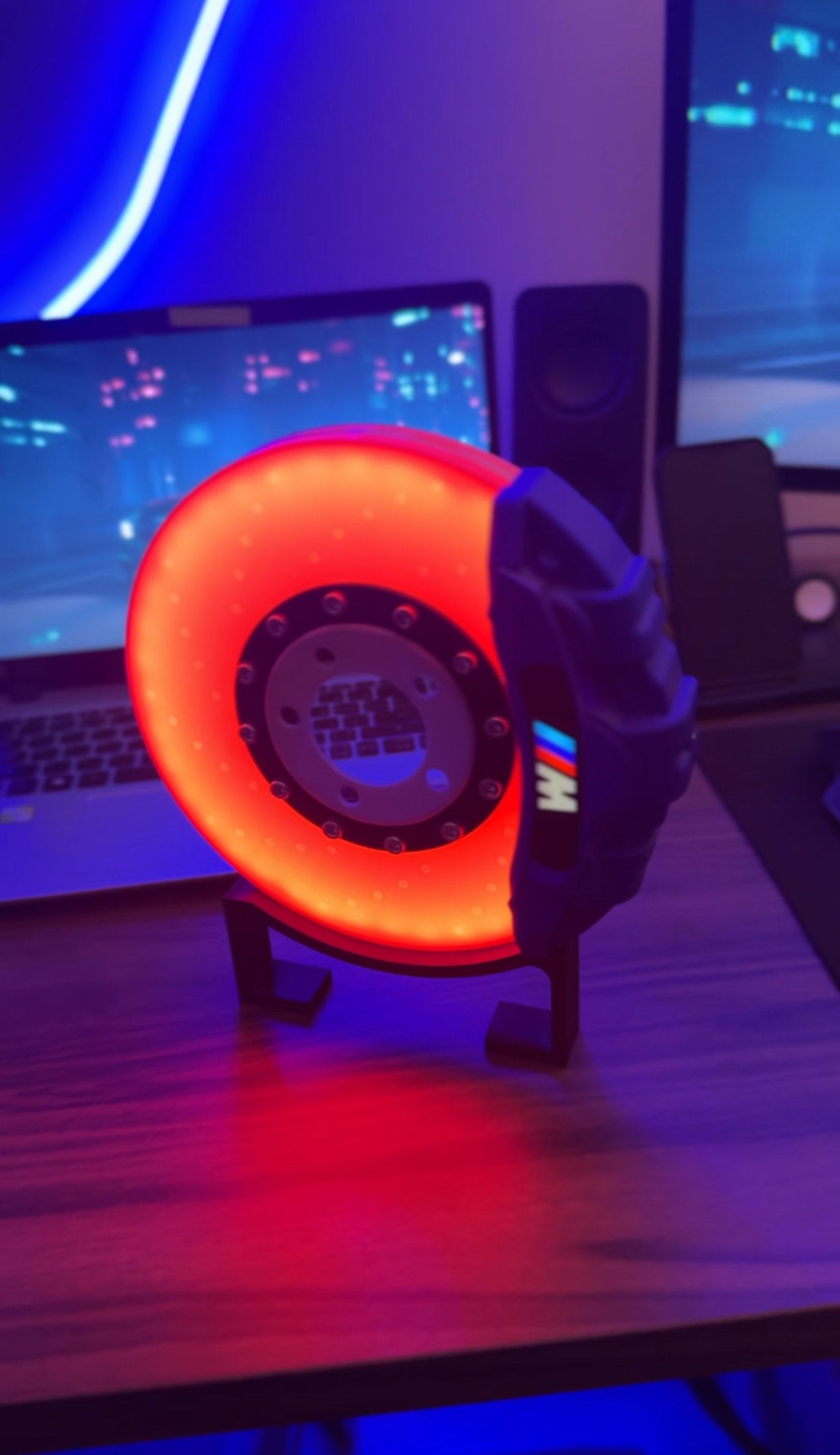 Pedal Crushers™ Glowing Brake Disk Lamp